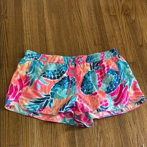 Lilly Pulitzer Vibrant Pineapple Athletic Shorts